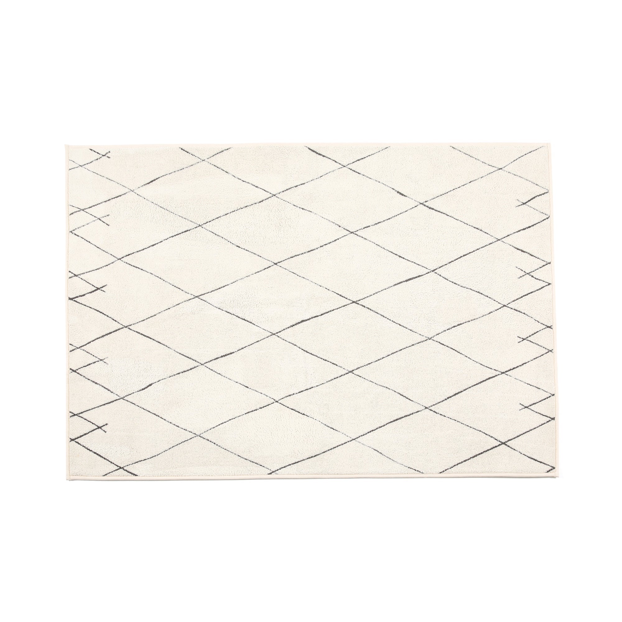 Lattice Carpet Rug Medium Ivory 1900D1400