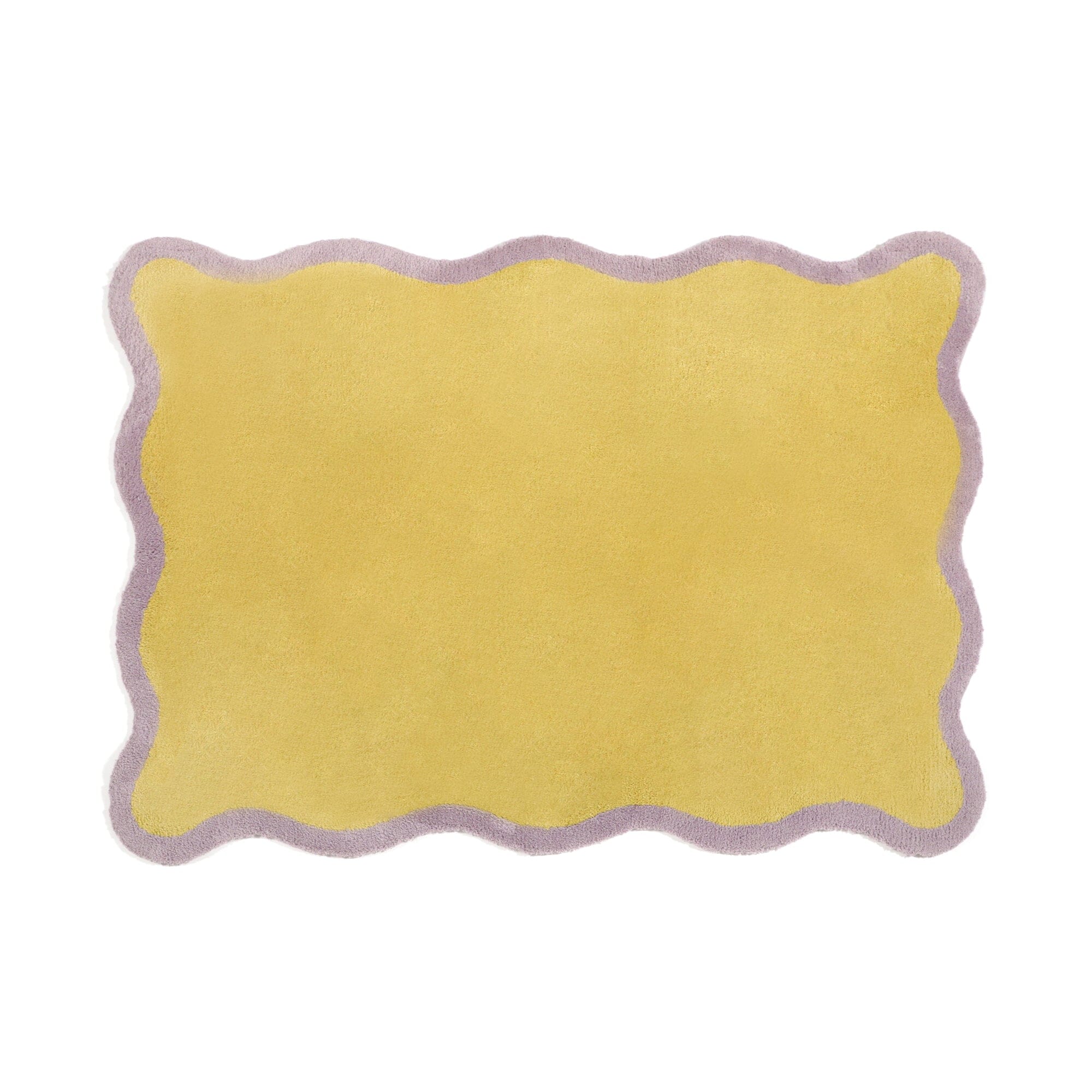 Wave Frame Rug M 2000 X 1400 Yellow X Purple