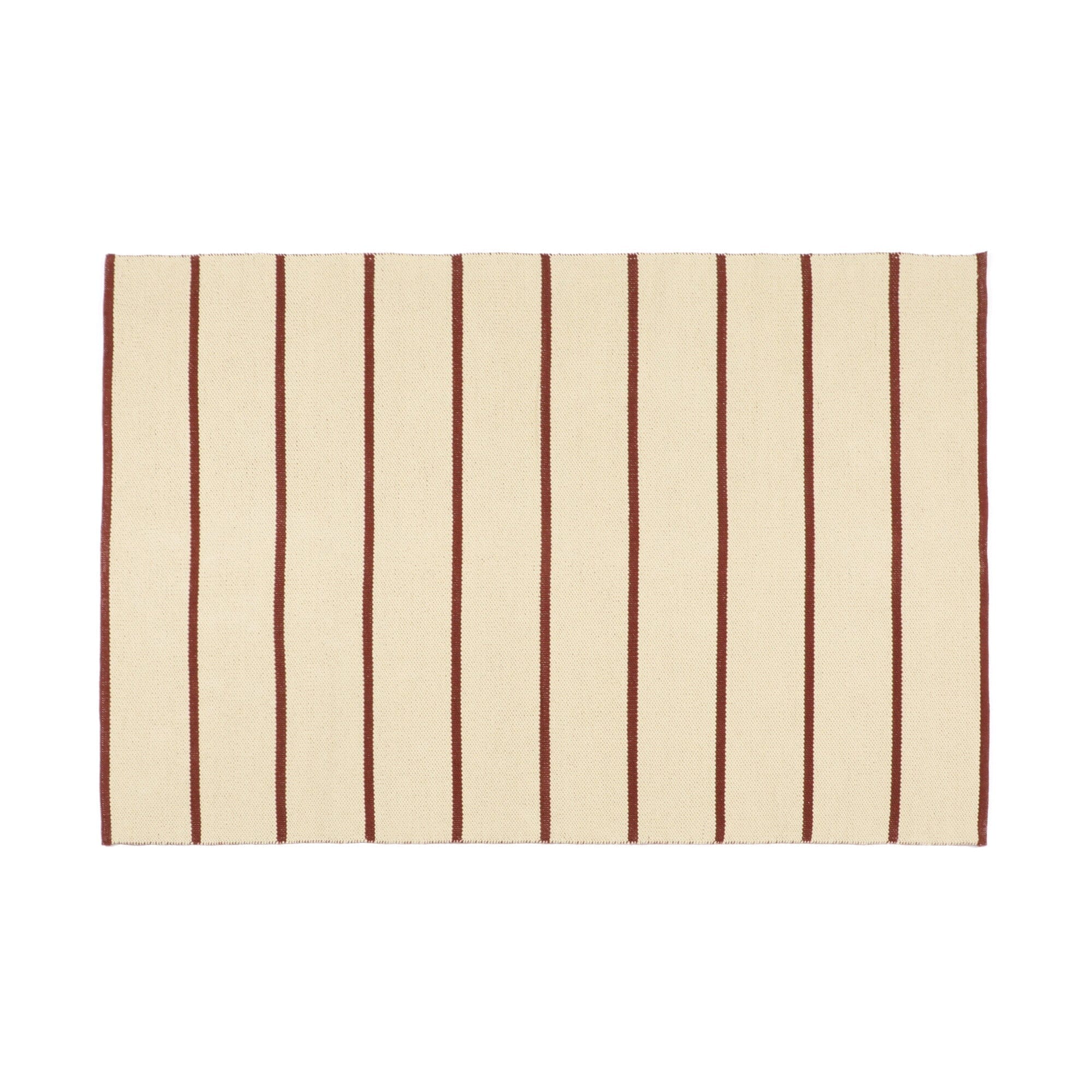 Striped Cotton Rug Medium 2000 X 1400 Yellow X Brown