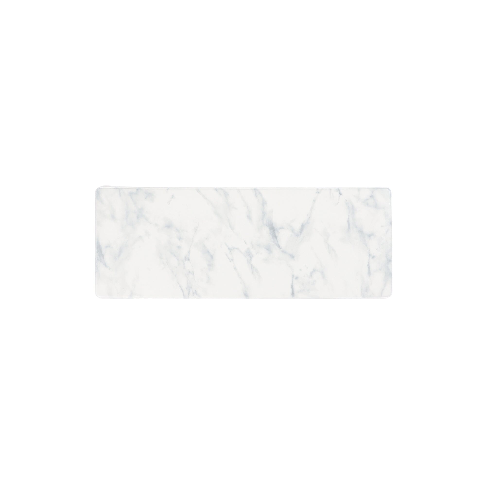 Pvc Kitchen Mat Marble Size 2 White