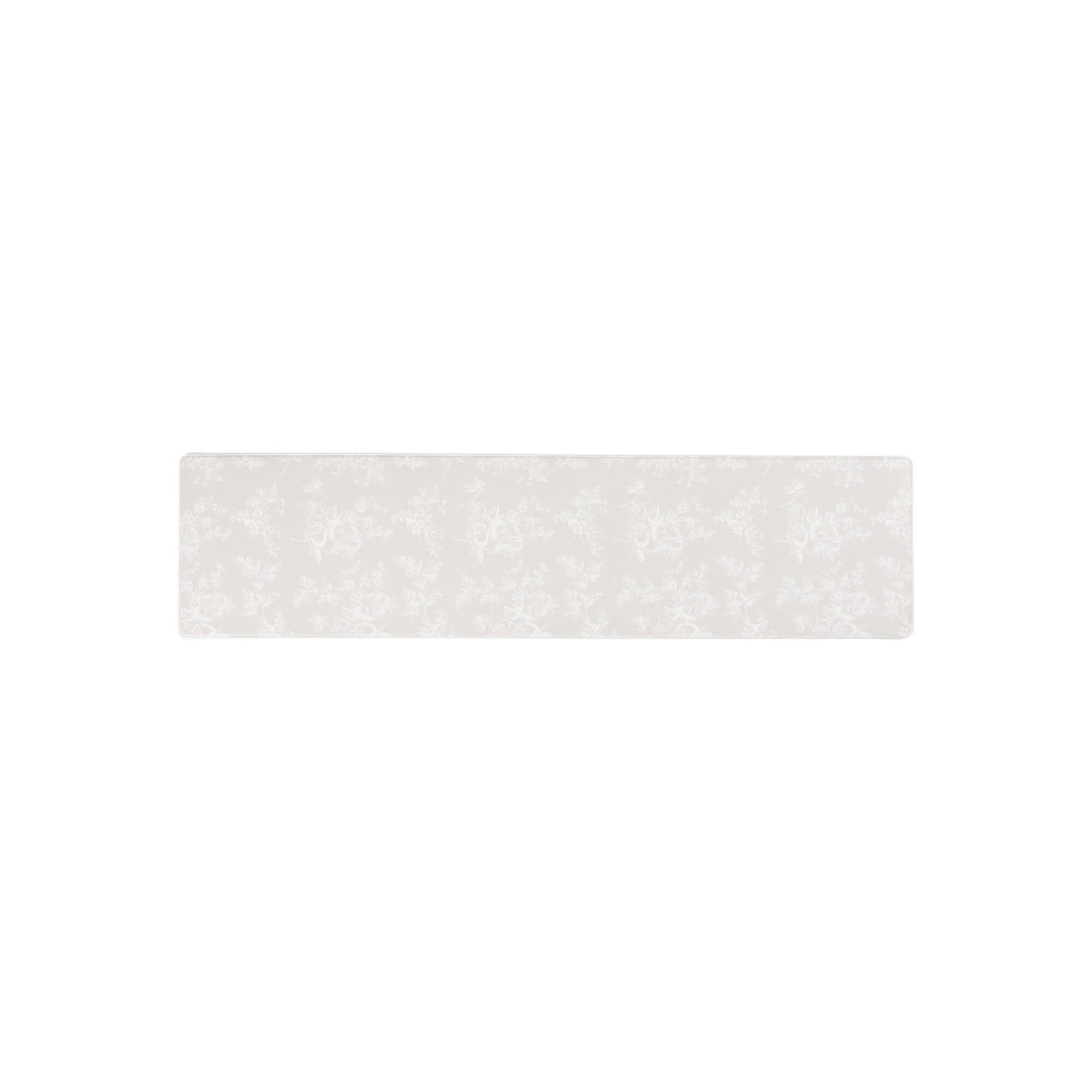 PVC Kitchen Mat Classic Flower Medium Beige