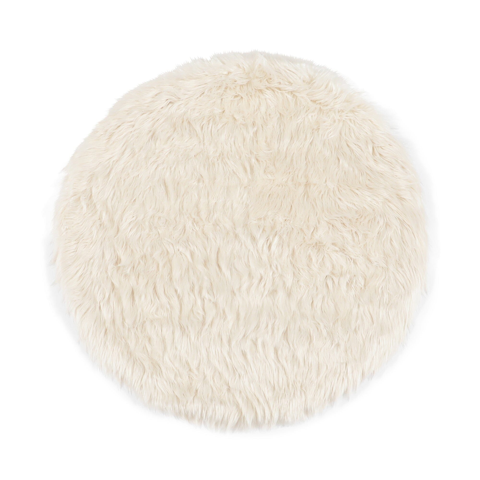 Farmo Round Rug 1000 White
