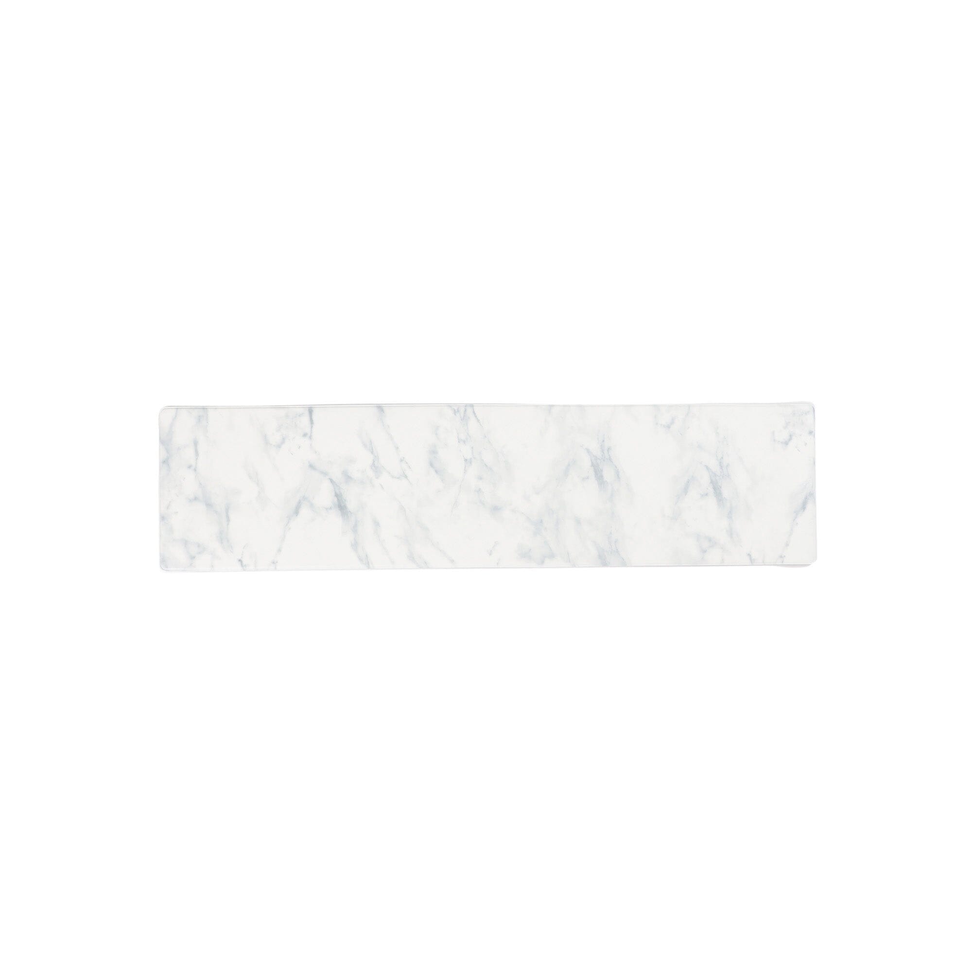 Pvc Kitchen Mat Marble 2M White