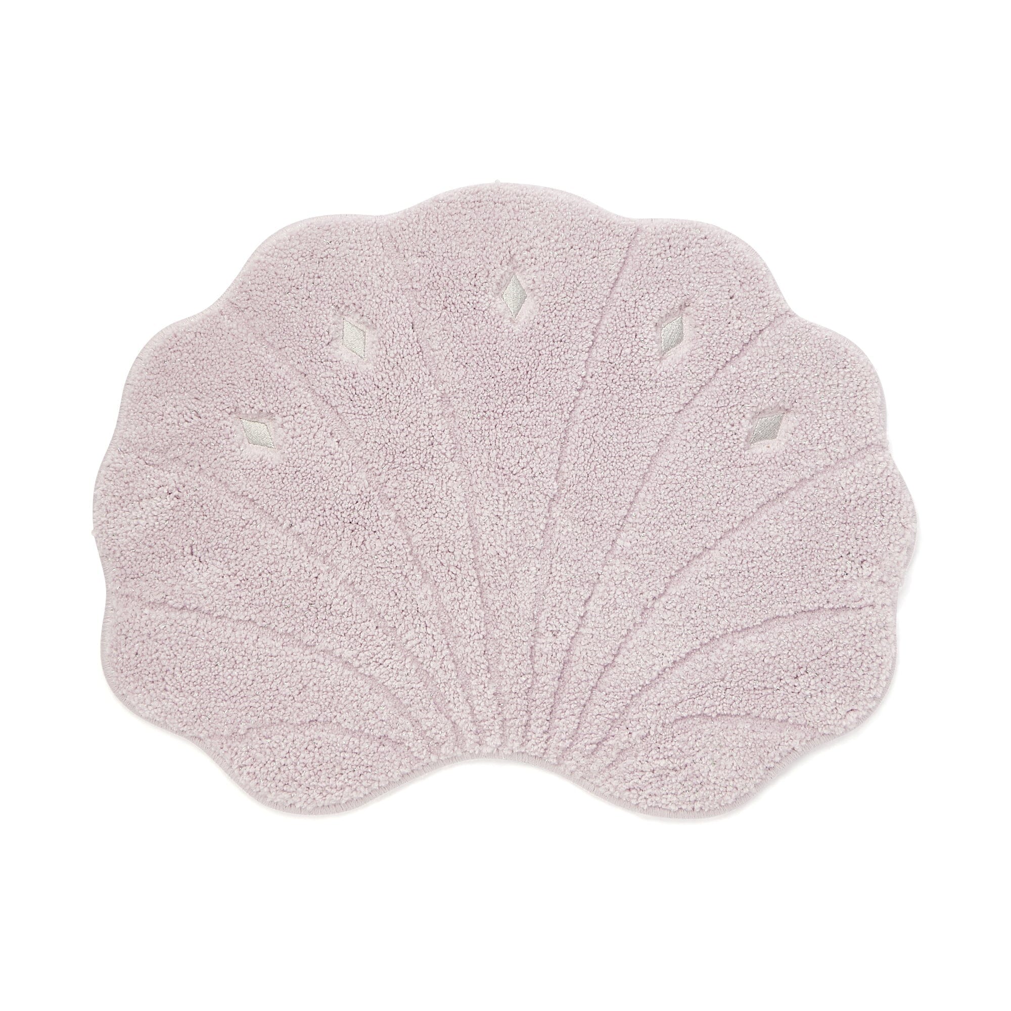 Shell Toilet Mat Pink