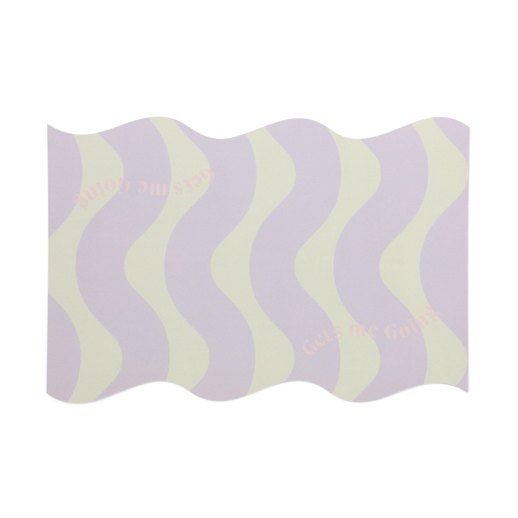 Diatomaceous Earth Soft Bath Mat Wave Purple